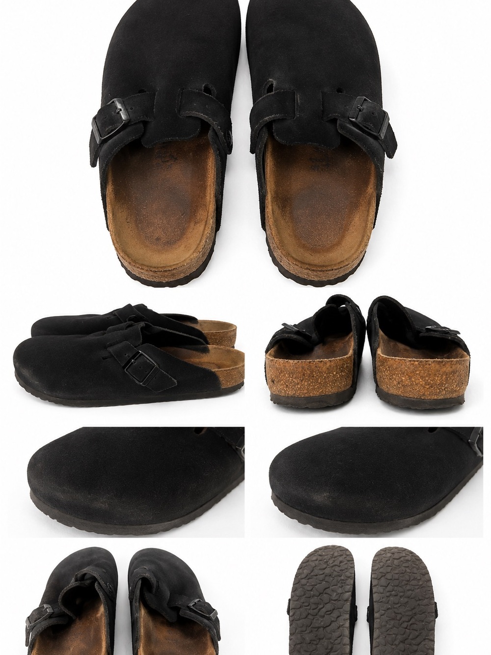 Birkenstock Boston Black Suede EU 41